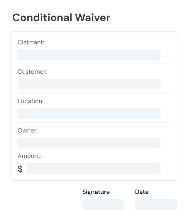 Automatic Lien Waiver Generation