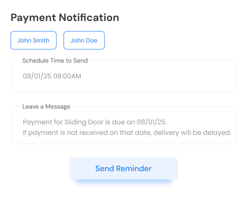 Bill Payment Reminders