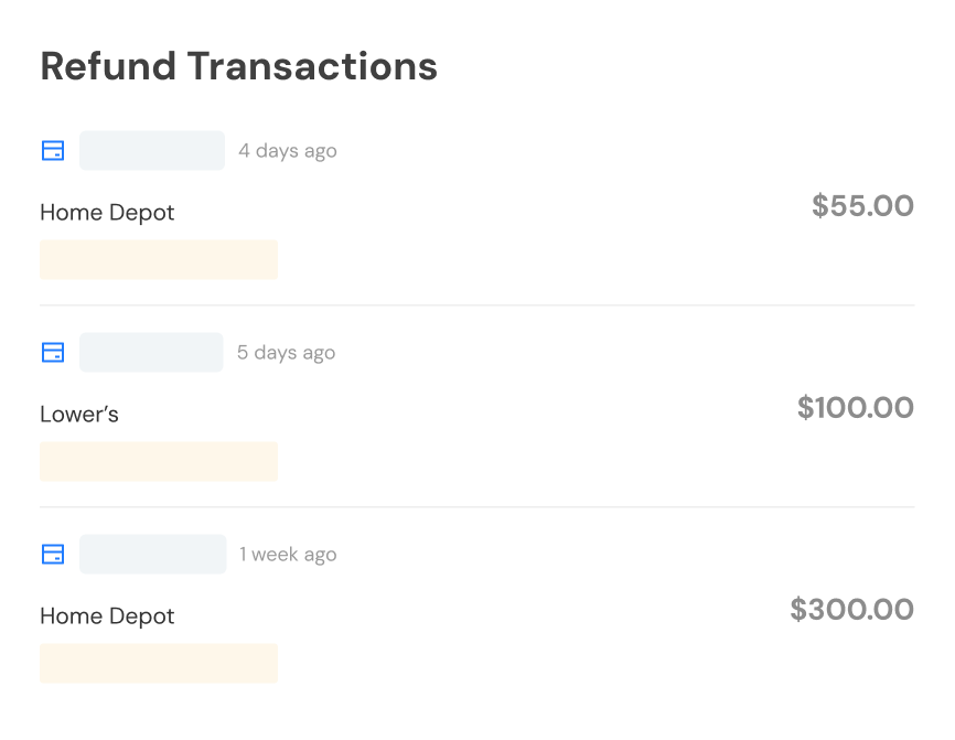 Accurate Refund Tracking