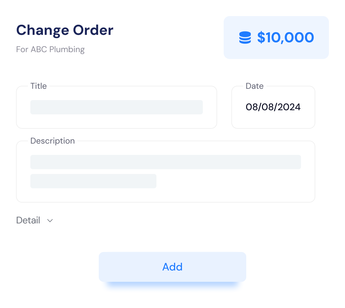 Change Order
