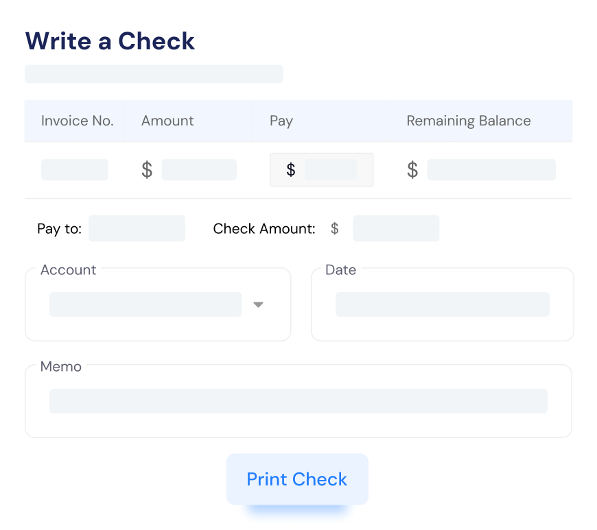 Check Writing