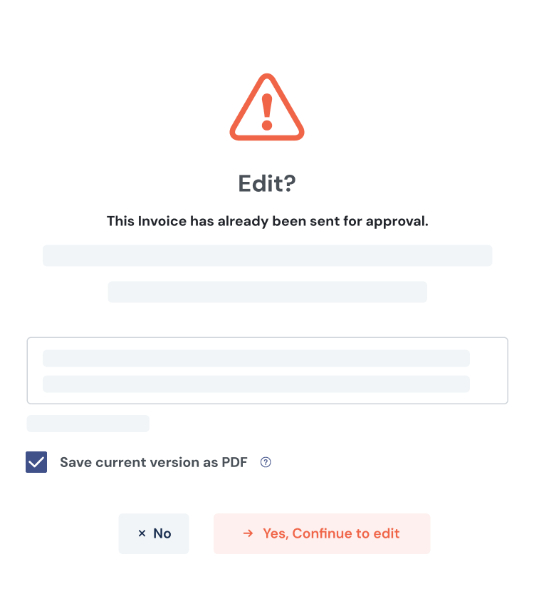 Invoice Activity - Auto-Saved Versions