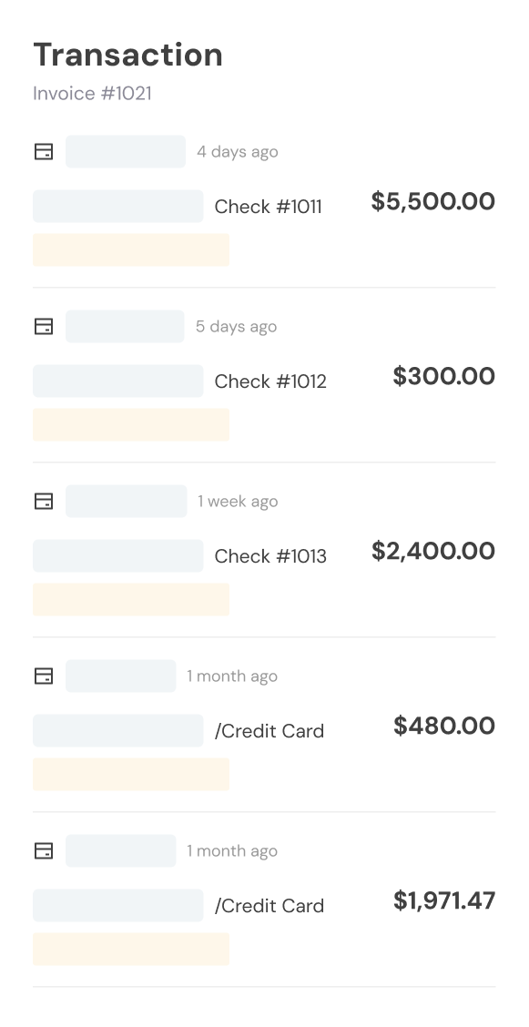 View Receivables History